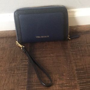 EUC VEra Bradley Leather wristlet wallet